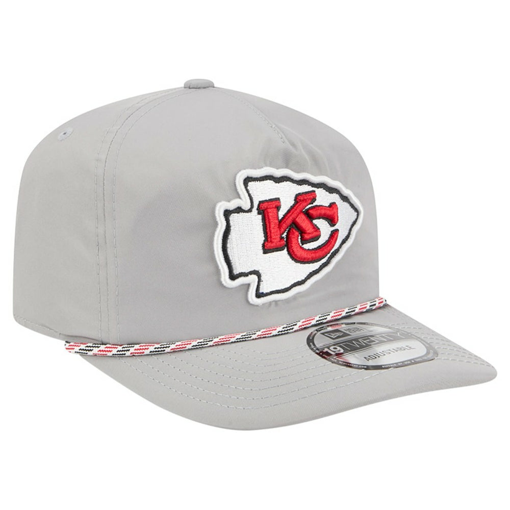 Kansas City Chiefs New Era Rope 19TWENTY Hat Gray