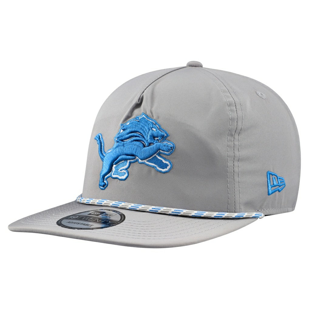 Detroit Lions New Era Rope 19TWENTY Hat Silver