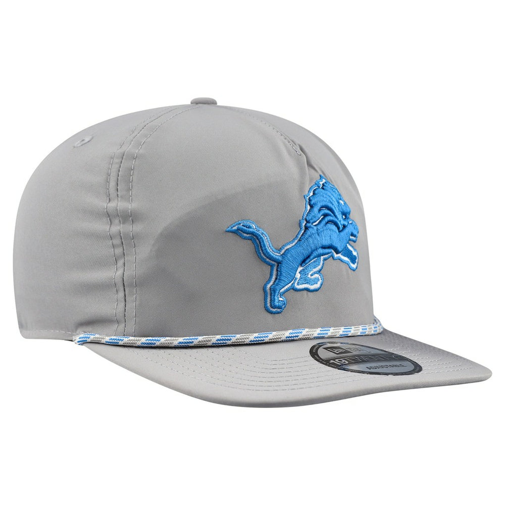 Detroit Lions New Era Rope 19TWENTY Hat Silver
