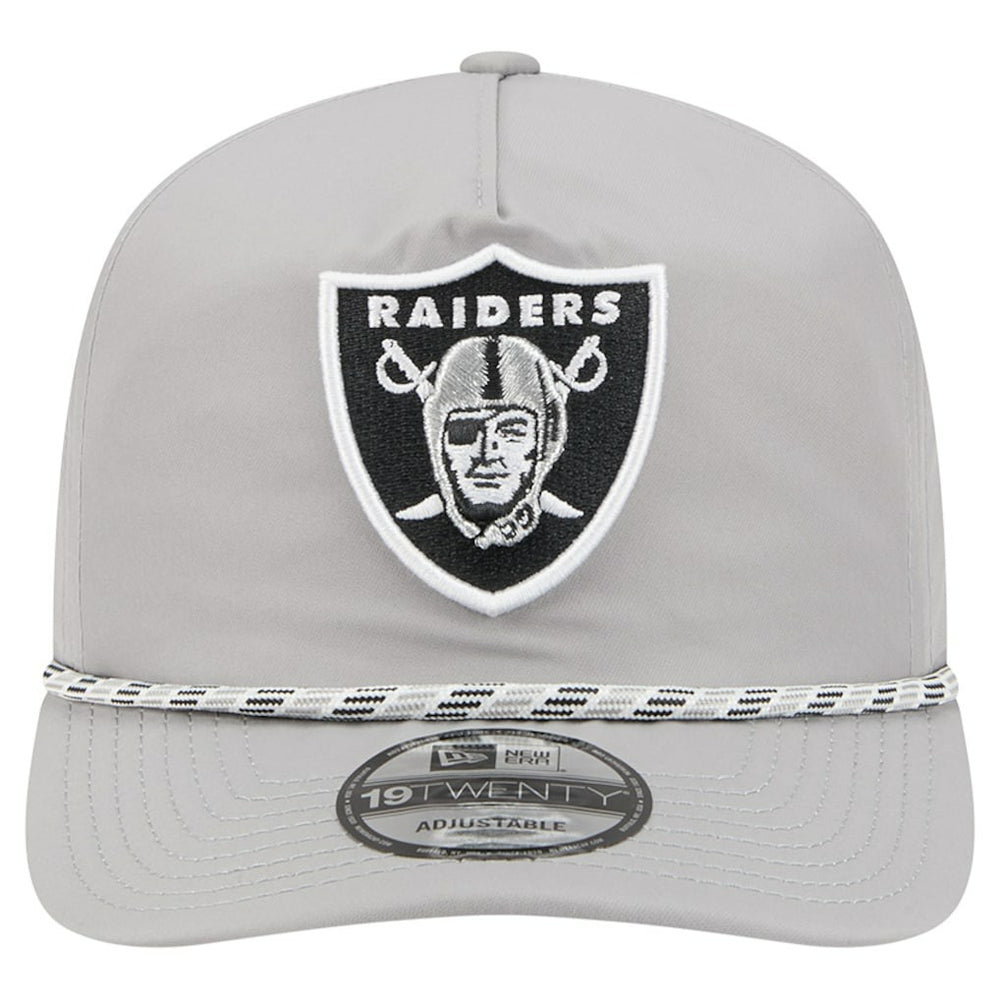 Las Vegas Raiders New Era Rope 19TWENTY Hat Silver