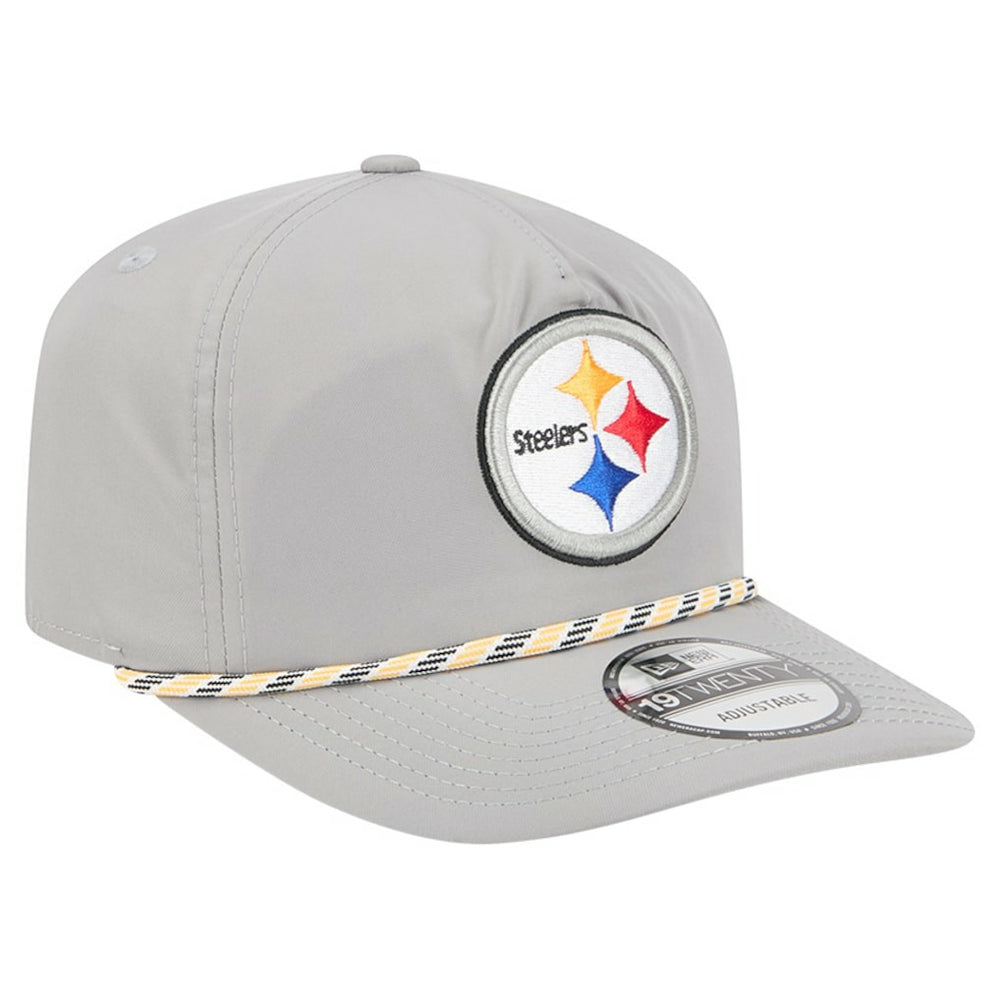 Pittsburgh Steelers New Era Rope 19TWENTY Hat Gray