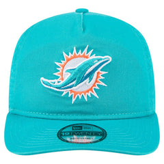 Miami Dolphins New Era Team 19TWENTY Adjustable Hat Aqua