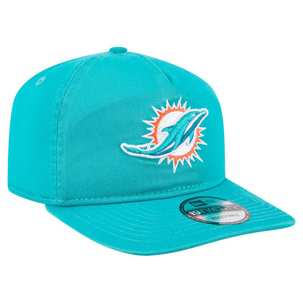 Miami Dolphins New Era Team 19TWENTY Adjustable Hat Aqua