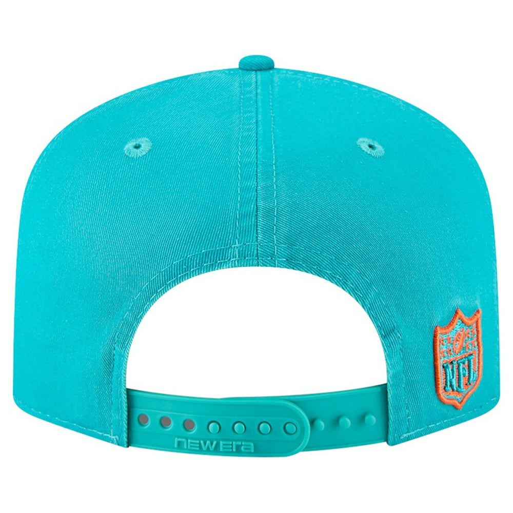 Miami Dolphins New Era Team 19TWENTY Adjustable Hat Aqua