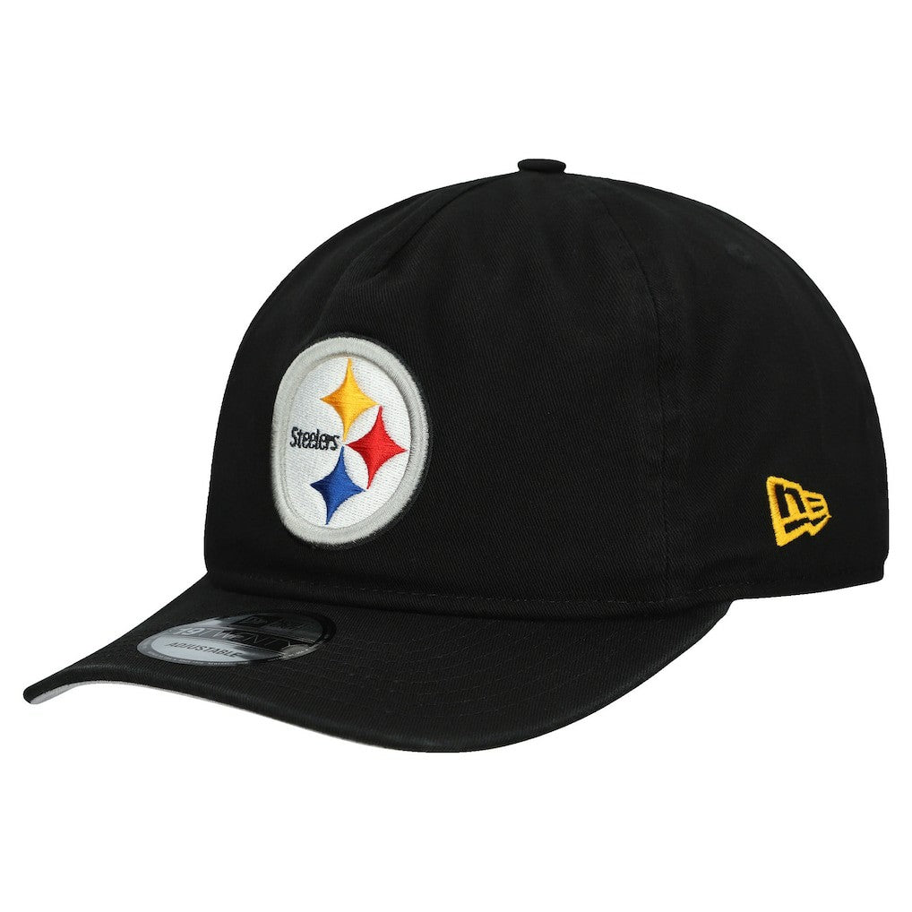 Pittsburgh Steelers New Era Team 19TWENTY Adjustable Hat Black