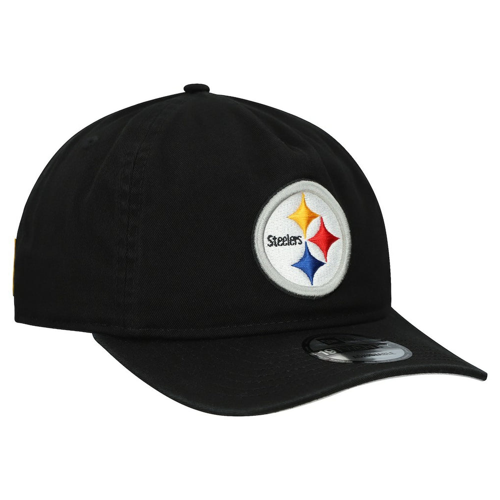 Pittsburgh Steelers New Era Team 19TWENTY Adjustable Hat Black