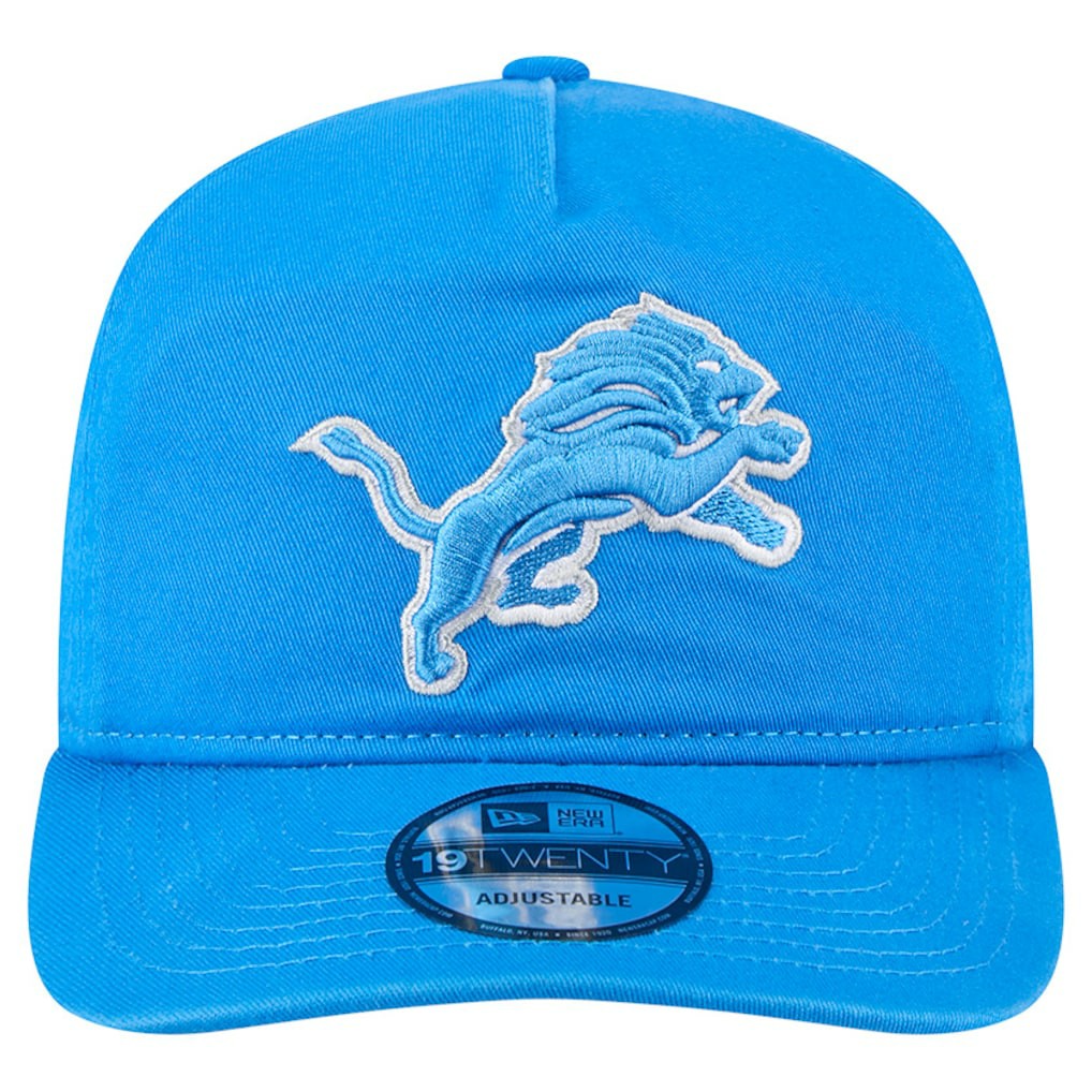 Detroit Lions New Era Team 19TWENTY Adjustable Hat Blue