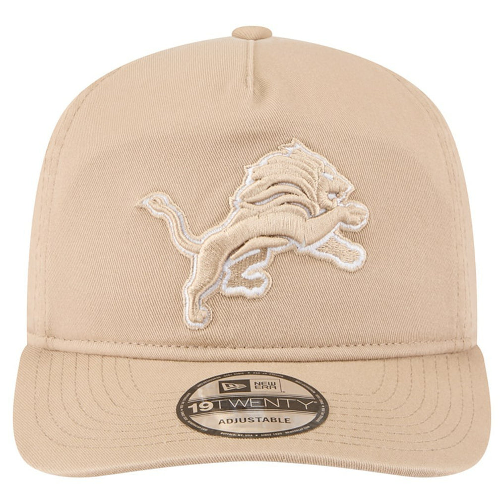 Detroit Lions New Era 19TWENTY Adjustable Hat Tan