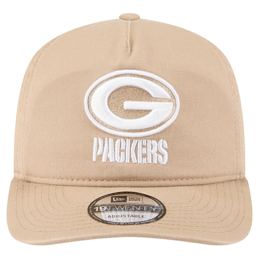 Green Bay Packers New Era 19TWENTY Adjustable Hat Tan