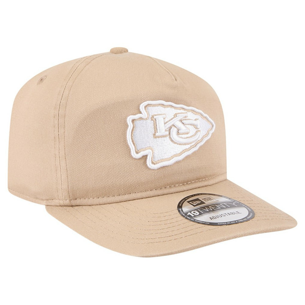 Kansas City Chiefs New Era 19TWENTY Adjustable Hat Tan