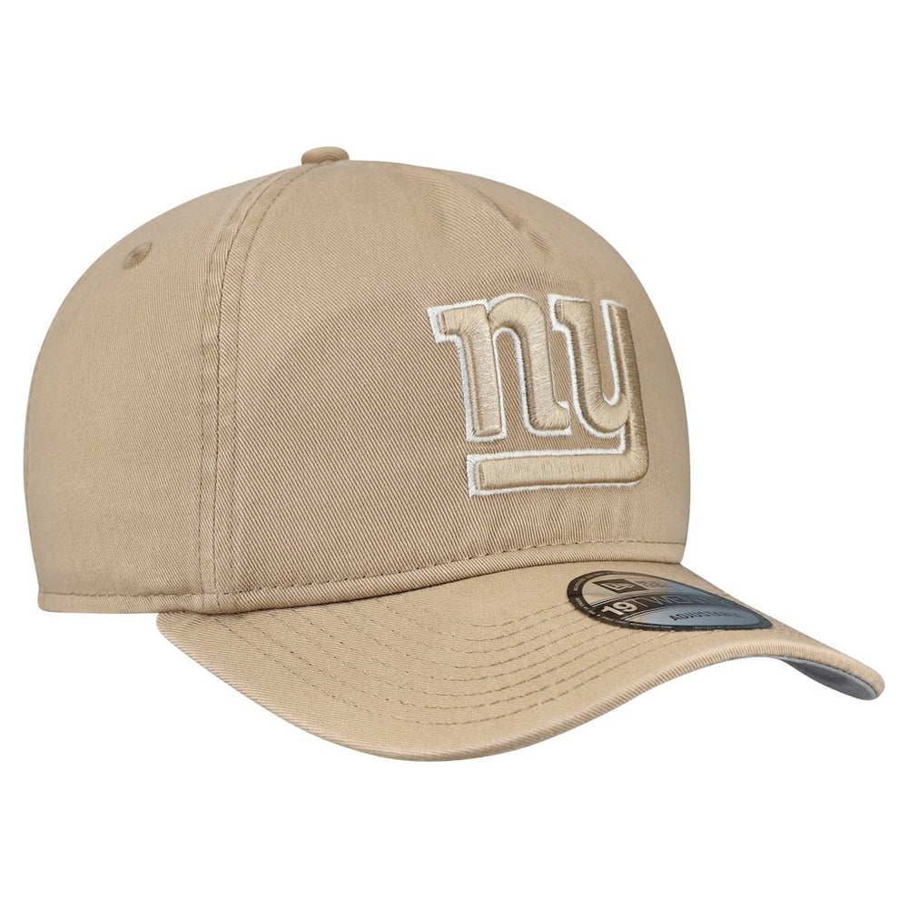 New York Giants New Era 19TWENTY Adjustable Hat Tan