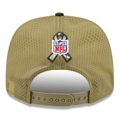 Miami Dolphins New Era 2025 Salute to Service 9SEVENTY Adjustable Hat Green