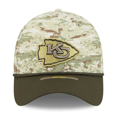 Kansas City Chiefs New Era 2025 Salute to Service 39THIRTY Flex Hat Camo