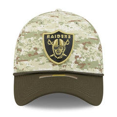 Las Vegas Raiders New Era 2025 Salute to Service 39THIRTY Flex Hat Camo