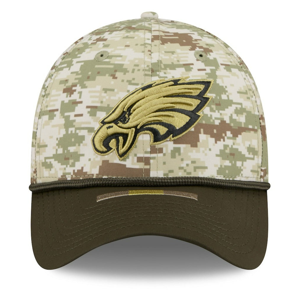 Philadelphia Eagles New Era 2025 Salute to Service 39THIRTY Flex Hat Camo