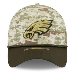 Philadelphia Eagles New Era 2025 Salute to Service 39THIRTY Flex Hat Camo