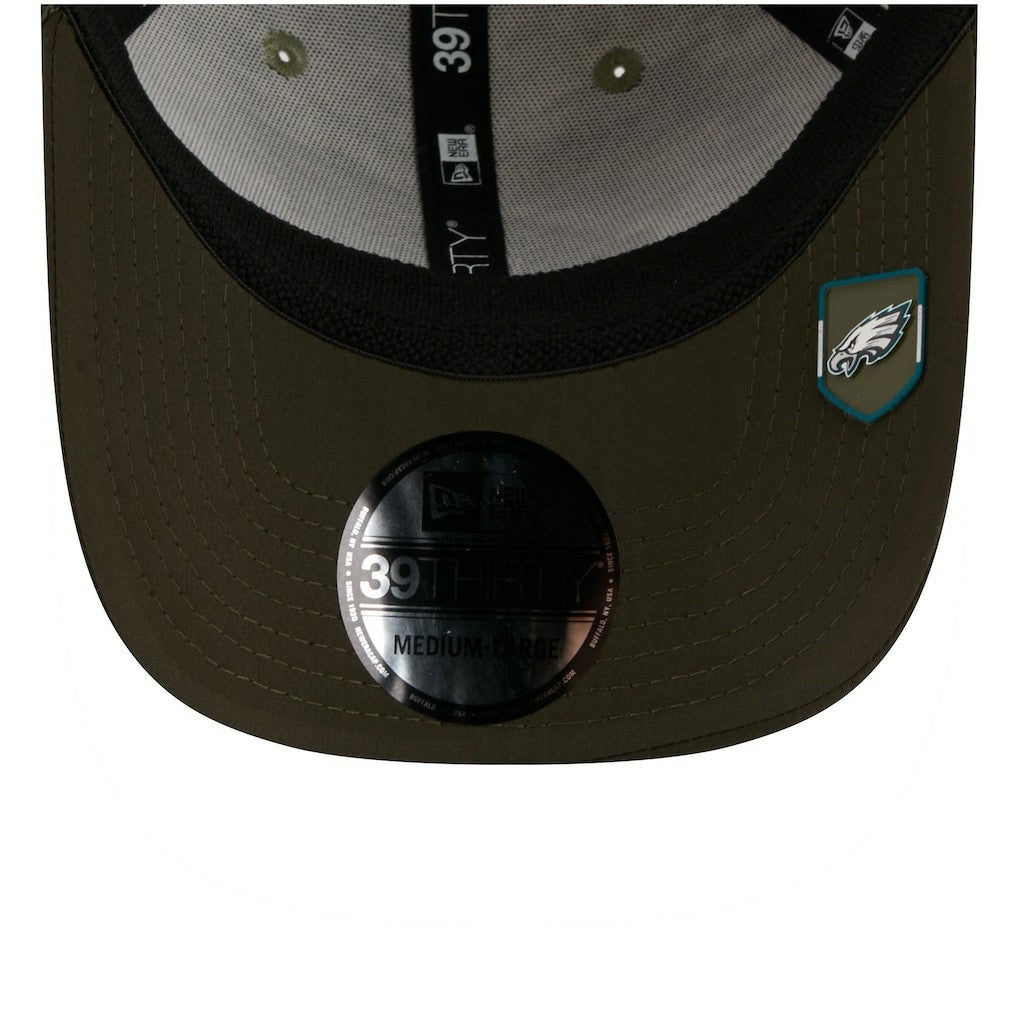 Philadelphia Eagles New Era 2025 Salute to Service 39THIRTY Flex Hat Camo