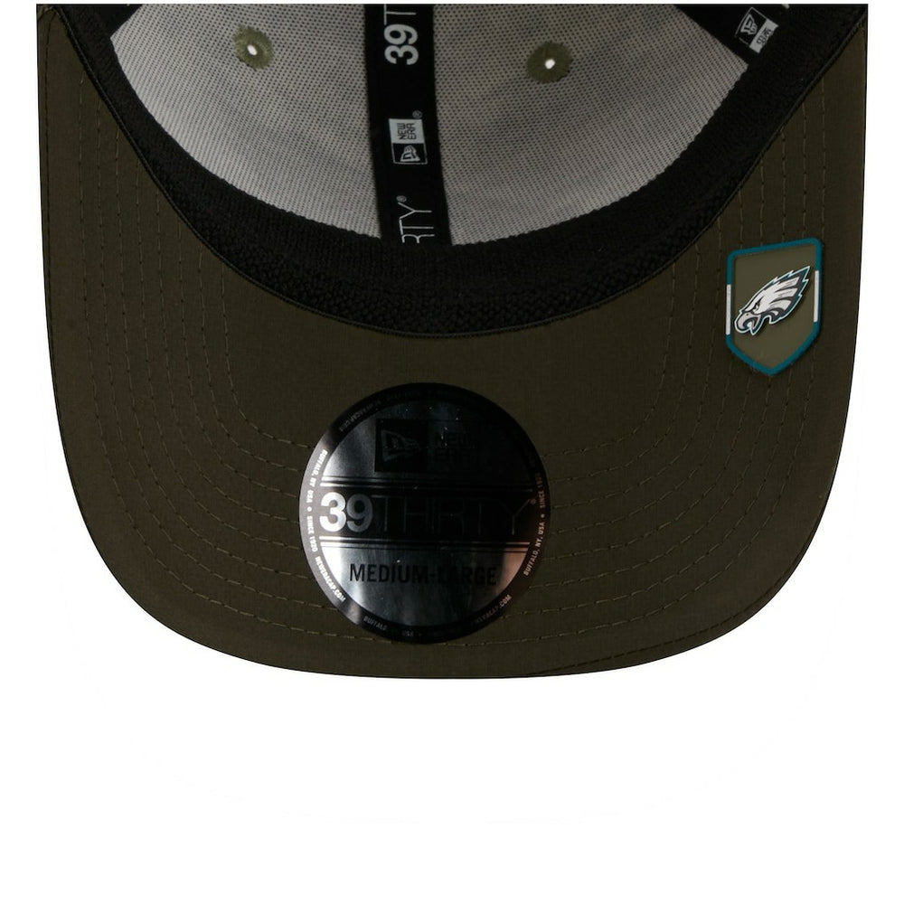 Philadelphia Eagles New Era 2025 Salute to Service 39THIRTY Flex Hat Camo