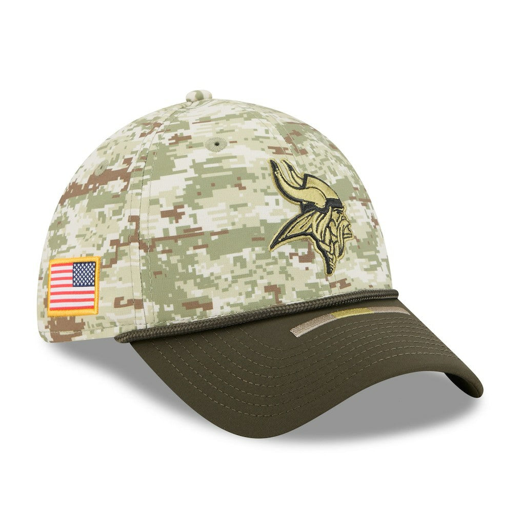 Minnesota Vikings New Era 2025 Salute to Service 39THIRTY Flex Hat Camo