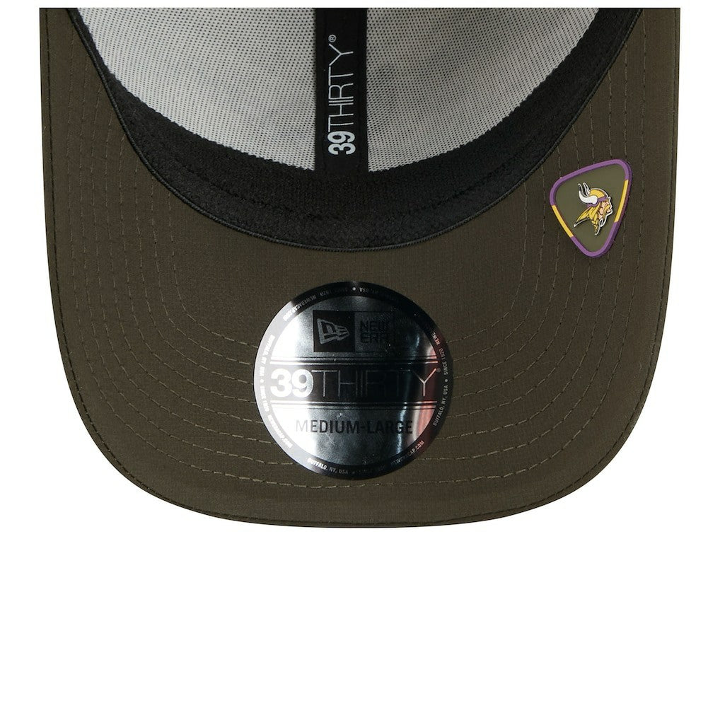 Minnesota Vikings New Era 2025 Salute to Service 39THIRTY Flex Hat Camo
