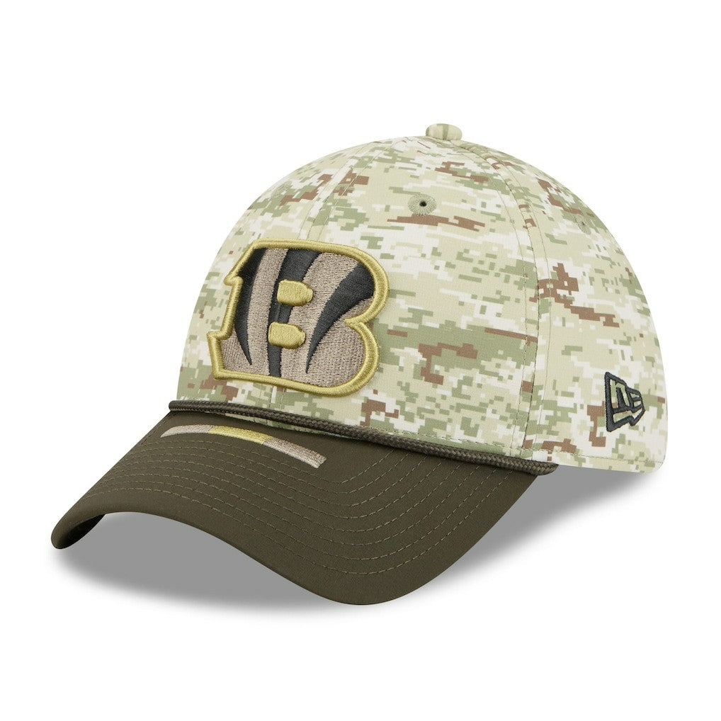 Cincinnati Bengals New Era 2025 Salute to Service 39THIRTY Flex Hat Camo