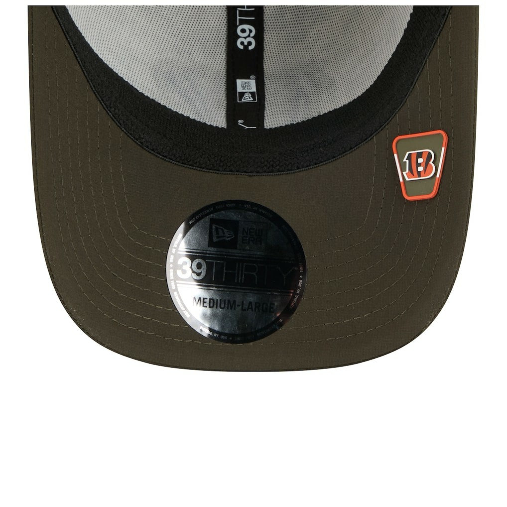 Cincinnati Bengals New Era 2025 Salute to Service 39THIRTY Flex Hat Camo