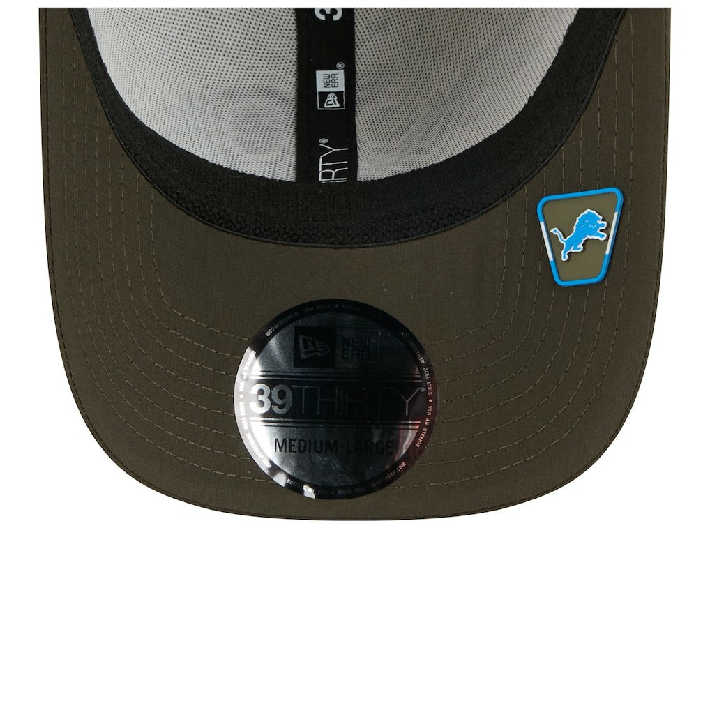 Detroit Lions New Era 2025 Salute to Service 39THIRTY Flex Hat Camo