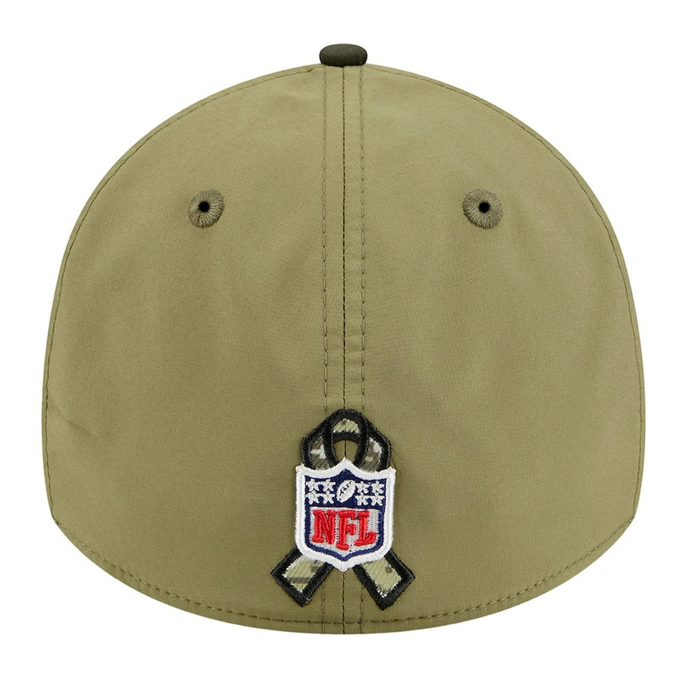 Miami Dolphins New Era 2025 Salute to Service 39THIRTY Flex Hat Green