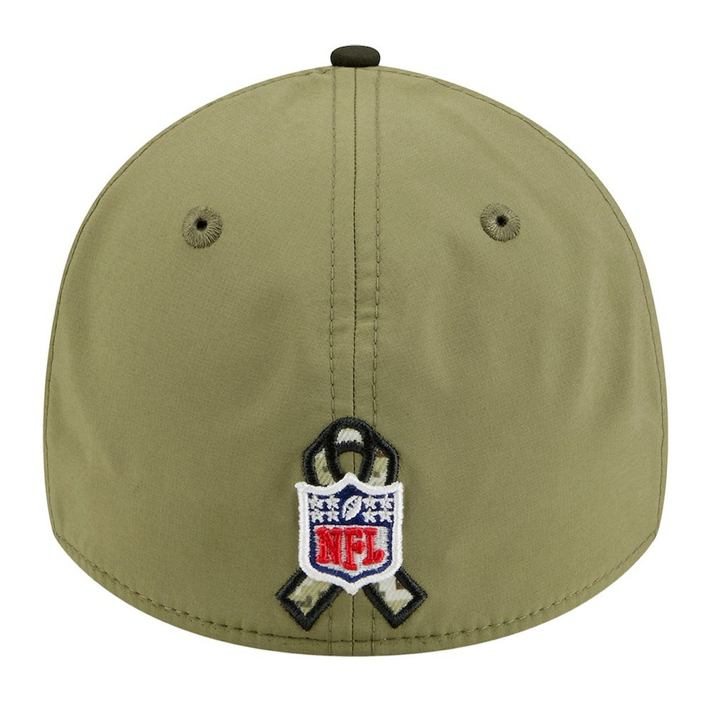 Kansas City Chiefs New Era 2025 Salute to Service 39THIRTY Flex Hat Green