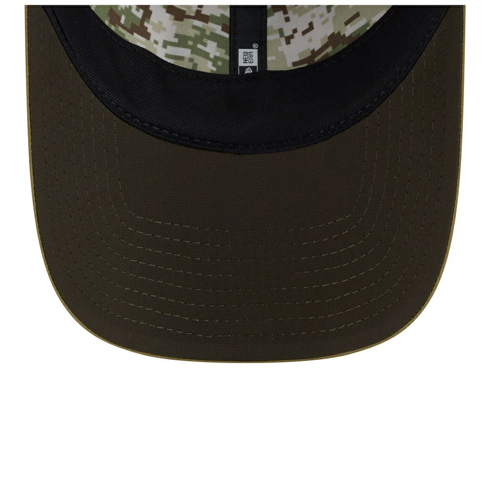 Minnesota Vikings New Era Women's 2025 Salute to Service Pony Tail Adjustable Hat Green