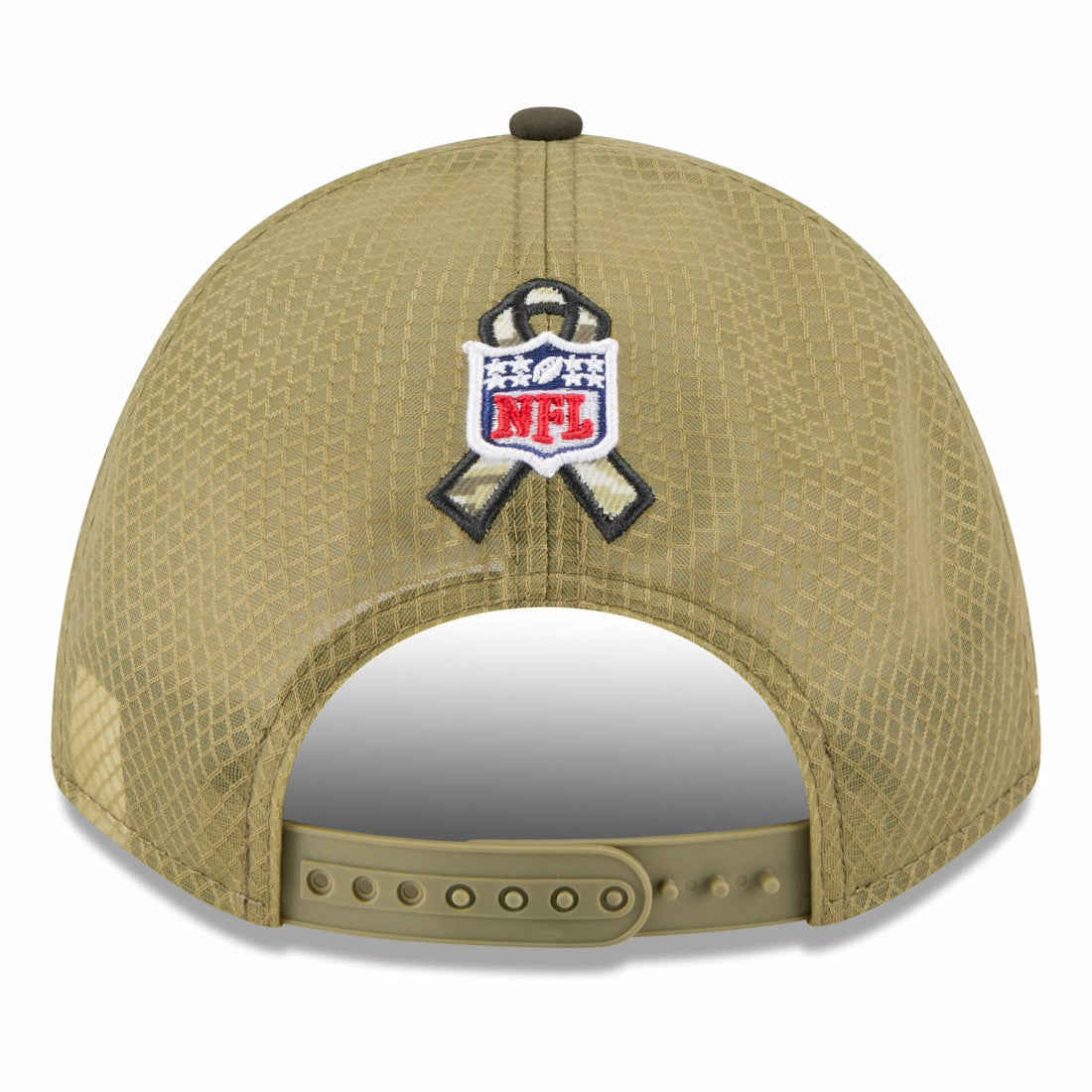 New York Jets New Era Youth 2025 Salute to Service 9FORTY A-Frame Adjustable Hat Green/Dark Green
