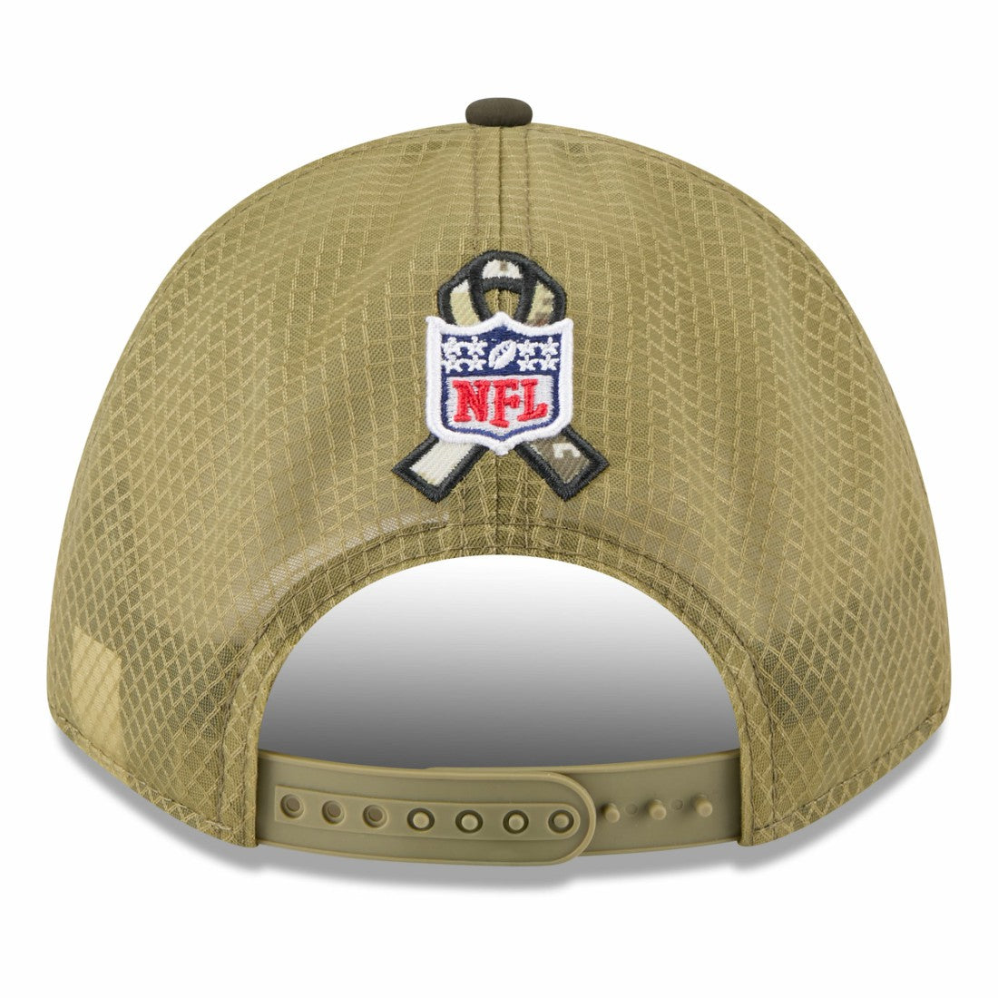 Green Bay Packers New Era Youth 2025 Salute to Service 9FORTY A-Frame Adjustable Hat Green/Dark Green