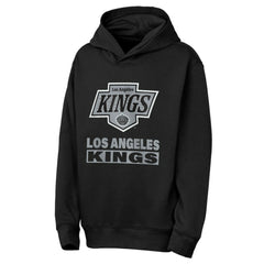 NHL Los Angeles Kings Outerstuff Youth Back to Basics Hoodie - Black