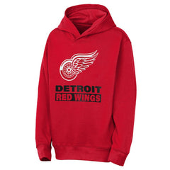 NHL Detroit Red Wings Outerstuff Youth Back to Basics Hoodie - Red