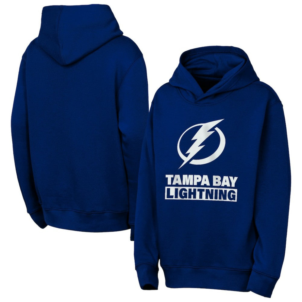 NHL Tampa Bay Lightning Outerstuff Youth Back to Basics Hoodie - Blue