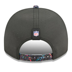 Arizona Cardinals New Era 2025 NFL Crucial Catch A-Frame 9FIFTY Snapback Hat Black