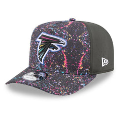 Atlanta Falcons New Era 2025 NFL Crucial Catch A-Frame 9FIFTY Snapback Hat Black