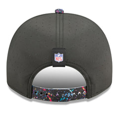 Detroit Lions New Era 2025 NFL Crucial Catch A-Frame 9FIFTY Snapback Hat Black