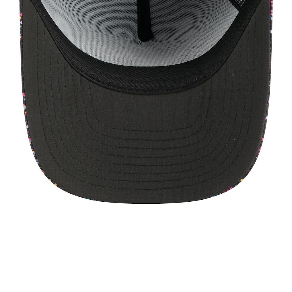 Detroit Lions New Era 2025 NFL Crucial Catch A-Frame 9FIFTY Snapback Hat Black