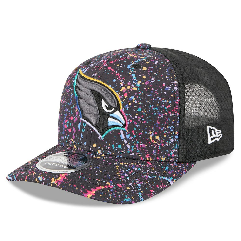 Arizona Cardinals New Era 2025 NFL Crucial Catch 9SEVENTY Adjustable Hat Black