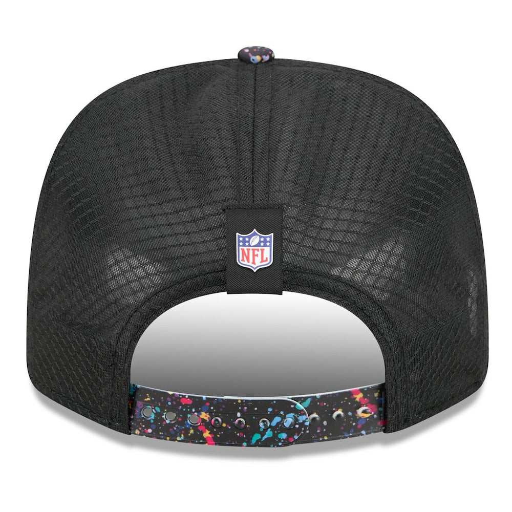 Detroit Lions New Era 2025 NFL Crucial Catch 9SEVENTY Adjustable Hat Black