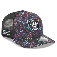 Las Vegas Raiders New Era 2025 NFL Crucial Catch 9SEVENTY Adjustable Hat Black