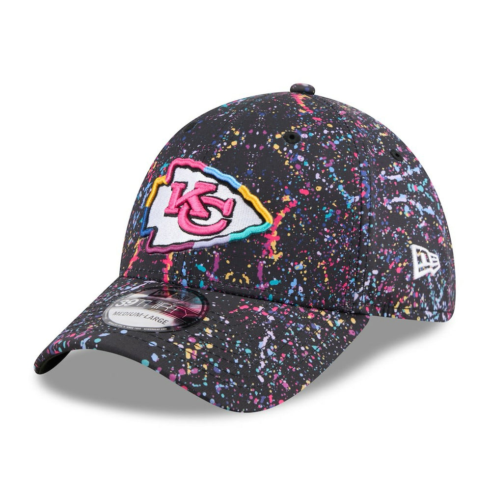 Kansas City Chiefs New Era 2025 NFL Crucial Catch 39THIRTY Flex Hat Black