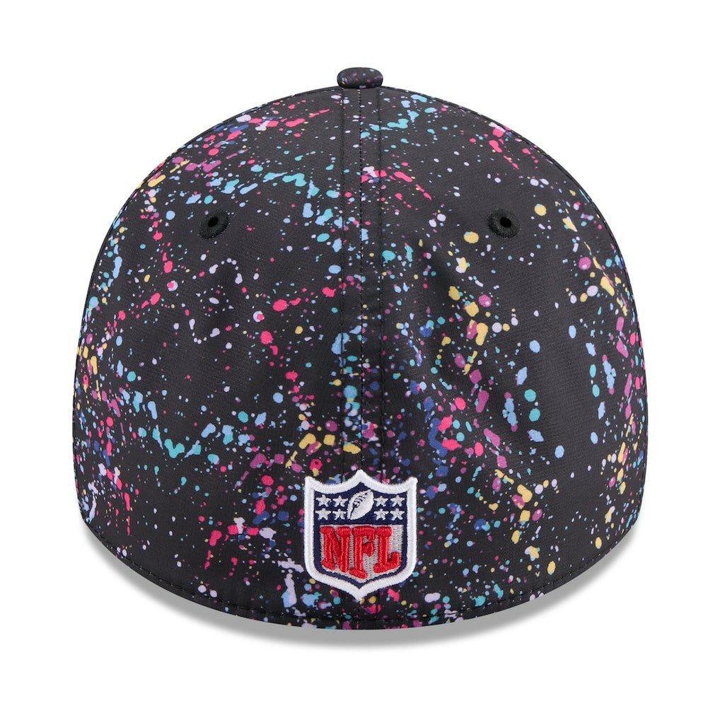 Kansas City Chiefs New Era 2025 NFL Crucial Catch 39THIRTY Flex Hat Black