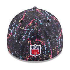 Miami Dolphins New Era 2025 NFL Crucial Catch 39THIRTY Flex Hat Black