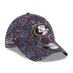 San Francisco 49ers New Era 2025 NFL Crucial Catch 39THIRTY Flex Hat Black