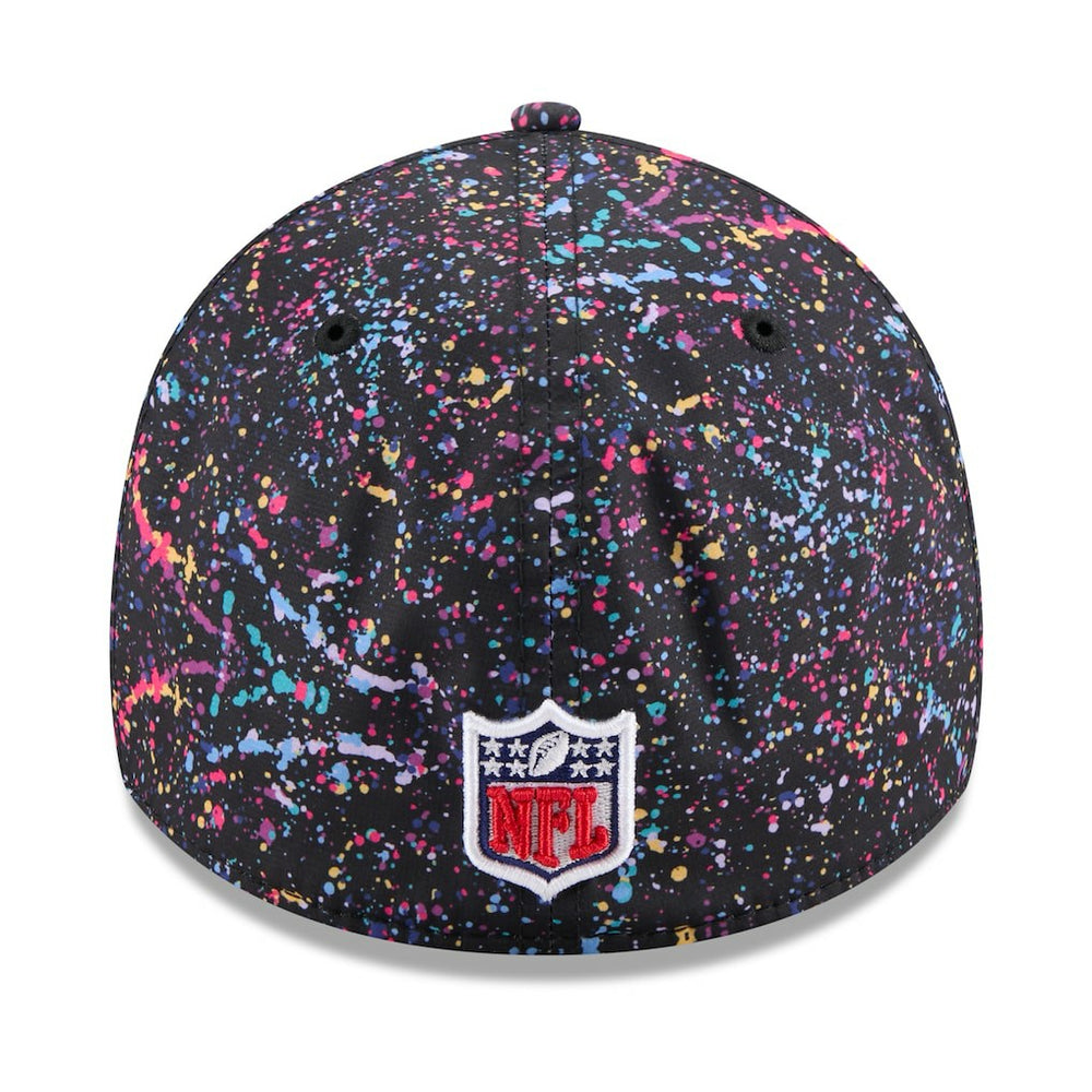 San Francisco 49ers New Era 2025 NFL Crucial Catch 39THIRTY Flex Hat Black