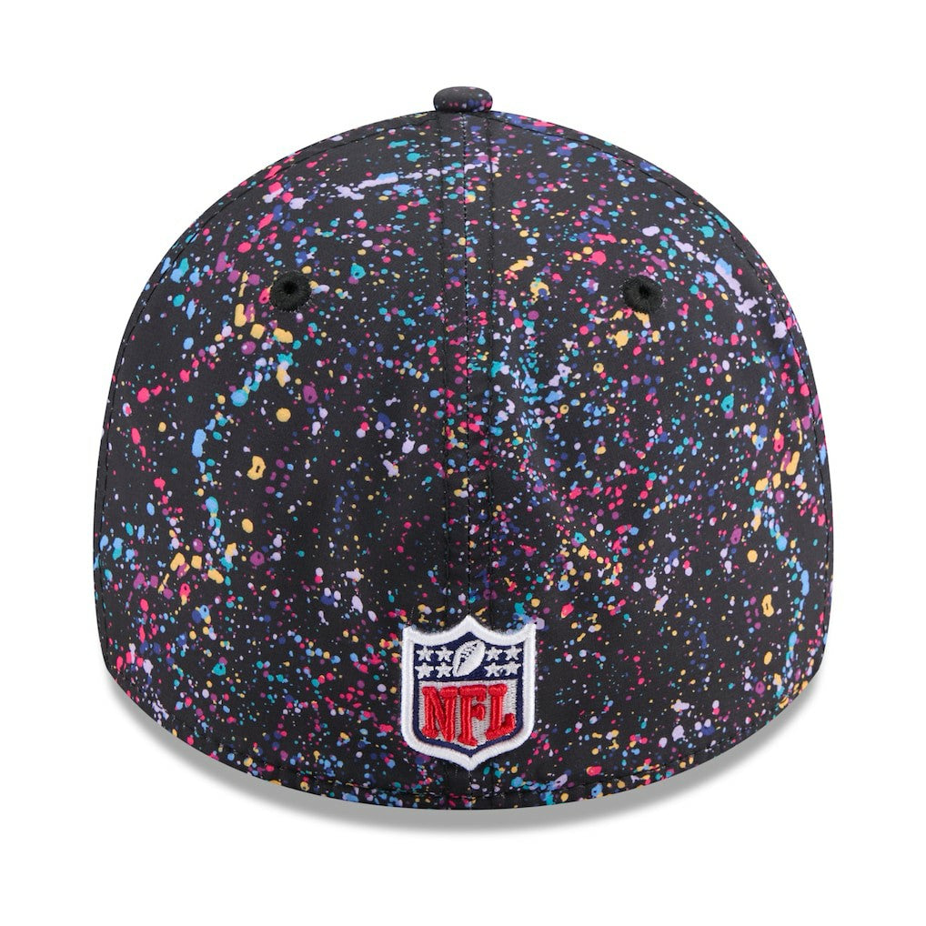 Atlanta Falcons New Era 2025 NFL Crucial Catch 39THIRTY Flex Hat Black