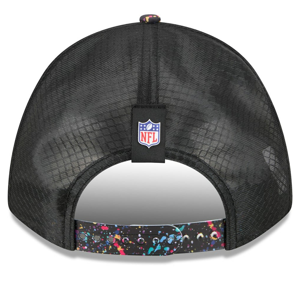 Miami Dolphins New Era 2025 NFL Crucial Catch 9FORTY Adjustable Hat Black