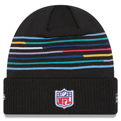 Cleveland Browns New Era 2025 NFL Crucial Catch Cuffed Knit Hat Black